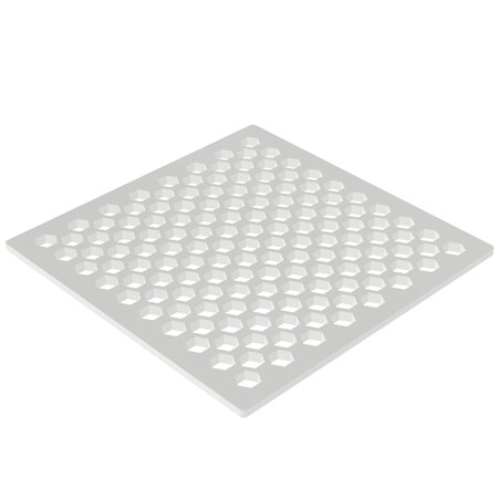 Newport Brass 6" Square Shower Drain in Matte White 233-607-52